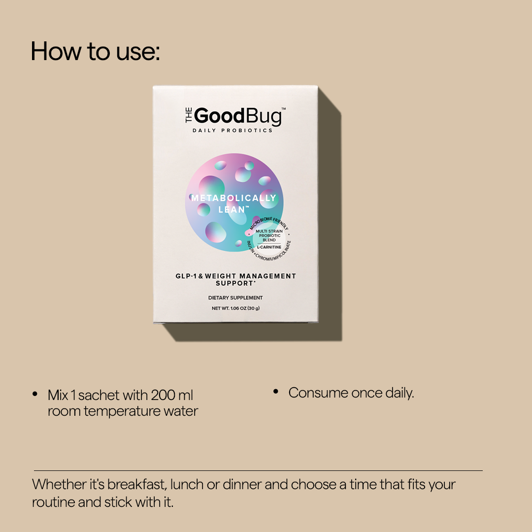 Metabolically lean - Probiotics | Supports Weight Management – The Good Bug